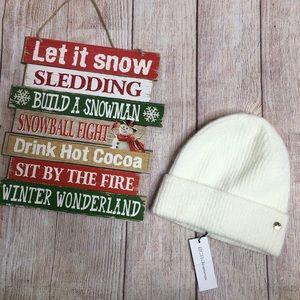 3/$25 BCBGeneration My Go To Ivory Knit Beanie